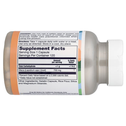 LifeTime Vitamins, Peruvian Maca, 750 mg, 120 Capsules