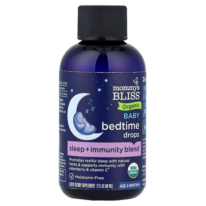 Mommy's Bliss, Organic Baby Bedtime Drops, Age 4 Months+, 2 oz (60 ml)