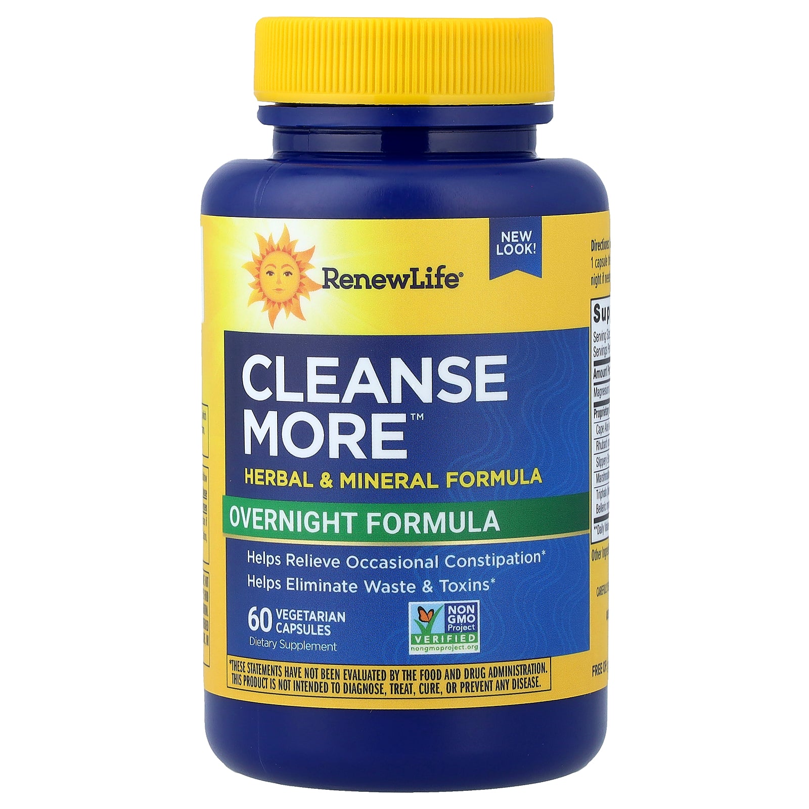 Renew Life, Cleanse More™, 60 Vegetarian Capsules