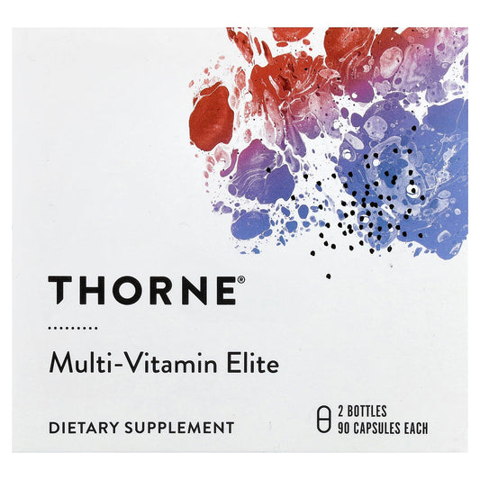 Thorne, Multi-Vitamin Elite, A.M. & P.M., 2 Bottles, 90 Capsules Each