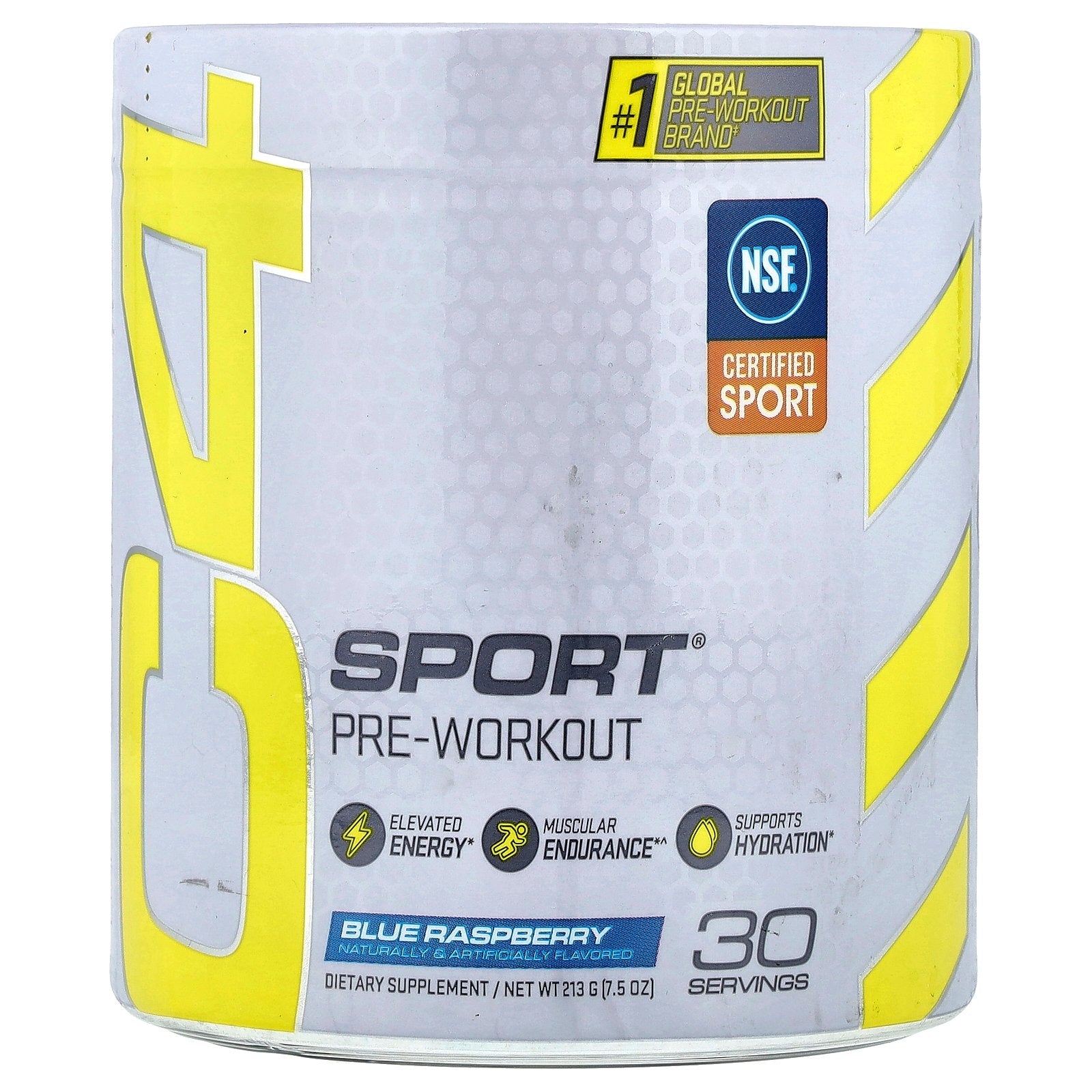 C4 / Cellucor, C4 Sport®, Pre-Workout, Blue Raspberry, 7.5 oz (213 g)