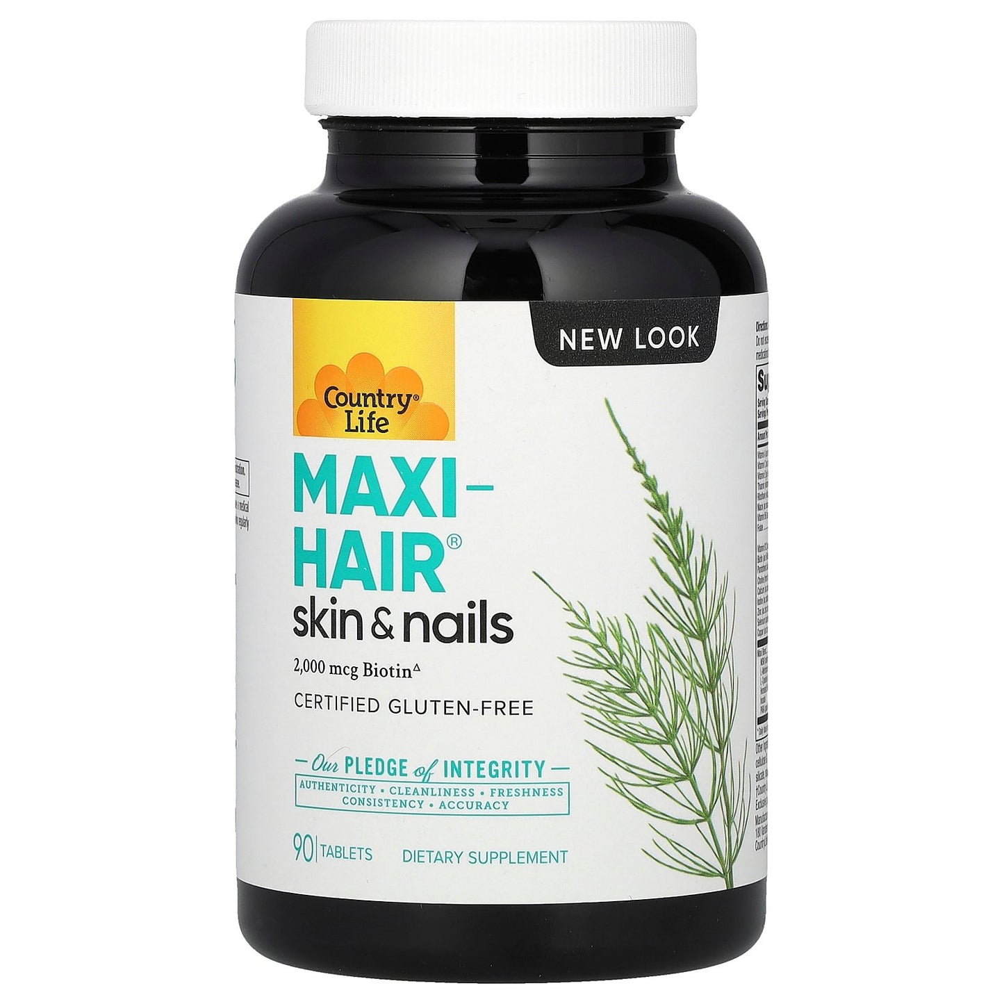 Country Life, Maxi-Hair, Skin & Nails, 90 Tablets