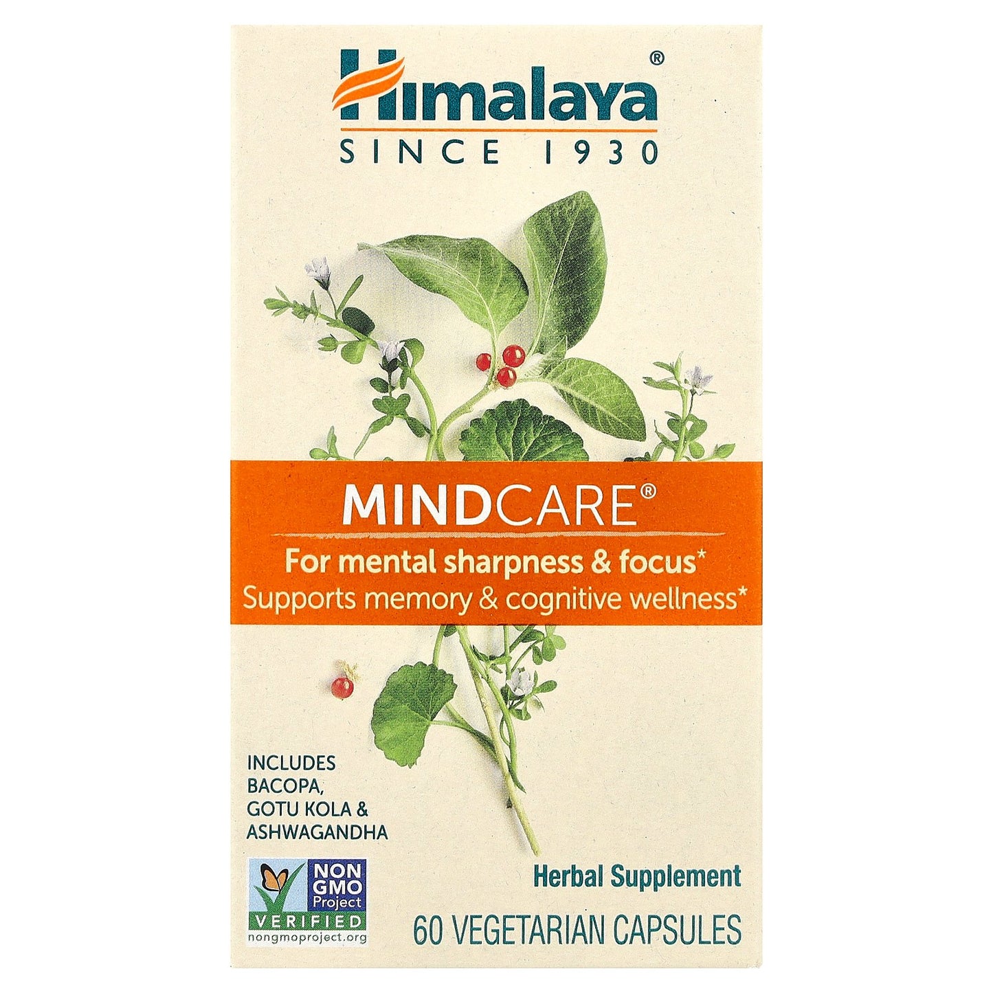 Himalaya, MindCare®, 60 Vegetarian Capsules