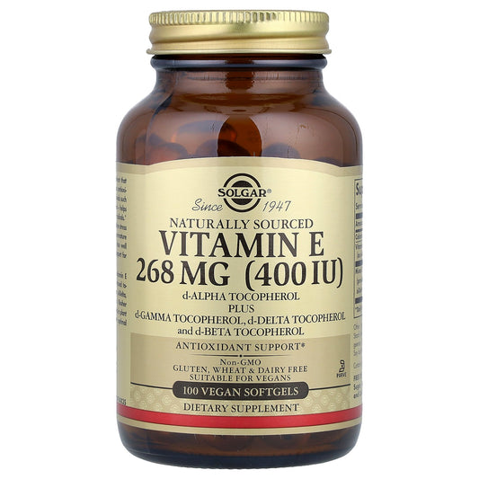 Solgar, Vitamin E, 268 mg (400 IU), 100 Vegan Softgels