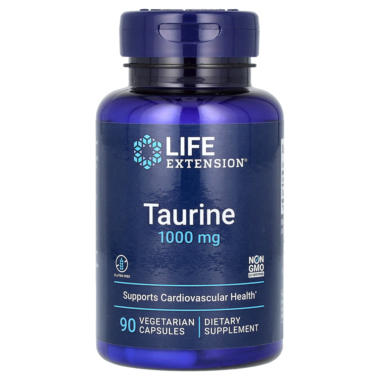 Life Extension, Taurine, 1,000 mg, 90 Vegetarian Capsules