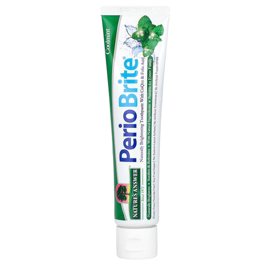 Nature's Answer, PerioBrite®, Toothpaste with Xylitol, Cool Mint, 4 oz (113.4 g)