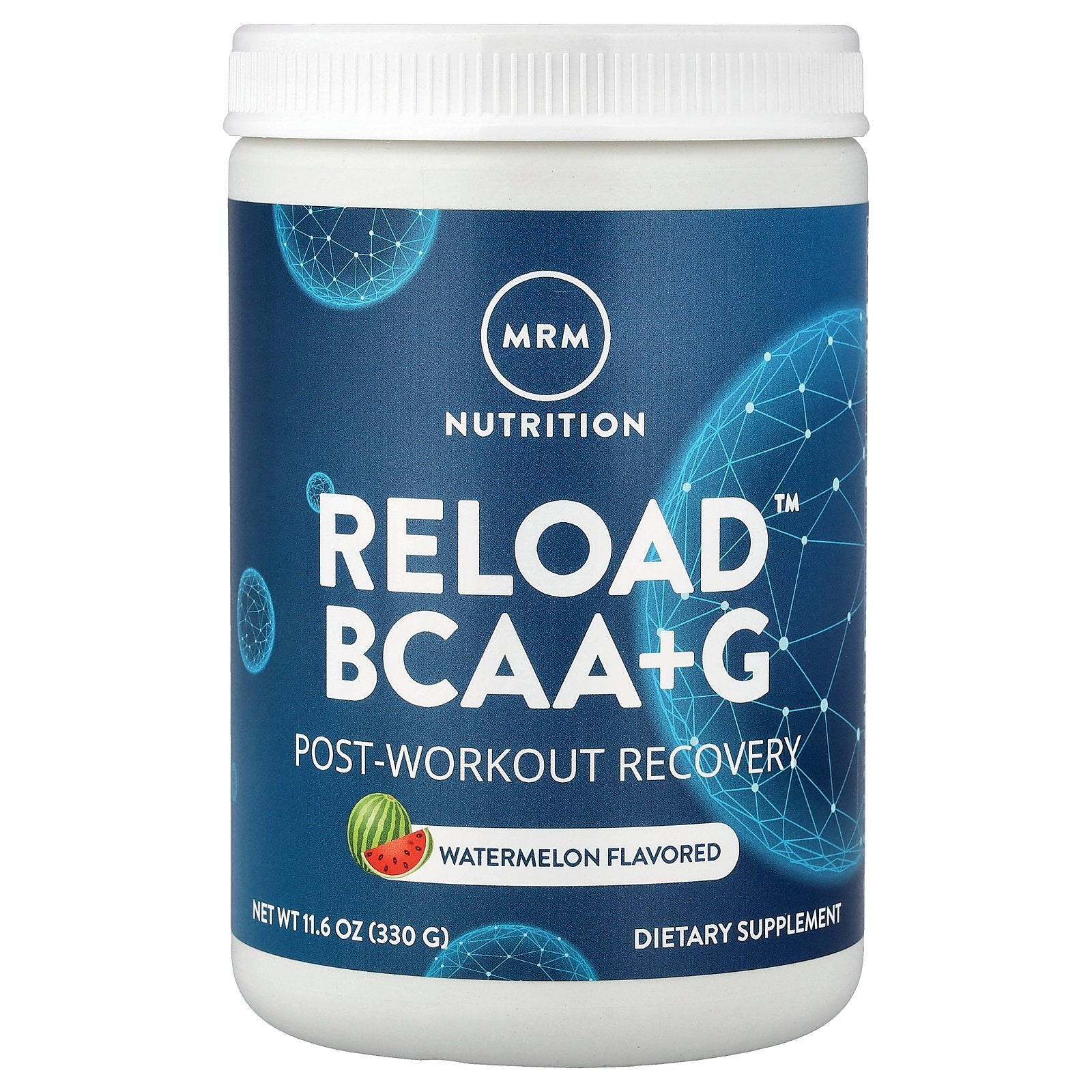 MRM Nutrition, Reload BCAA+G™, Post-Workout Recovery, Watermelon, 11.6 oz (330 g)