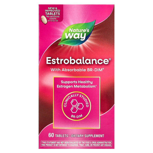 Nature's Way, Estrobalance® with Absorbable BR-DIM®, 60 Tablets