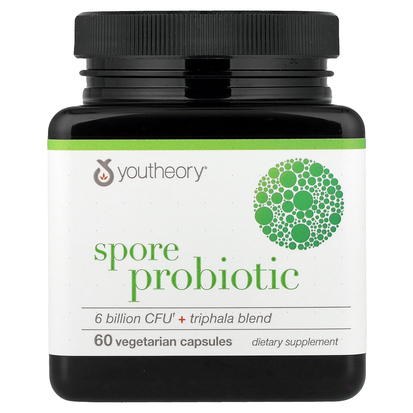 Youtheory, Spore Probiotic + Triphala Blend, 60 Vegetarian Capsules
