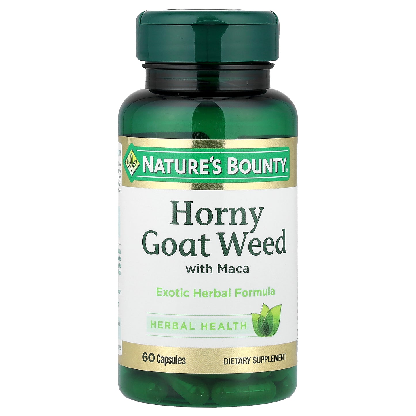Nature's Bounty, Horny Goat Weed with Maca, 60 Capsules