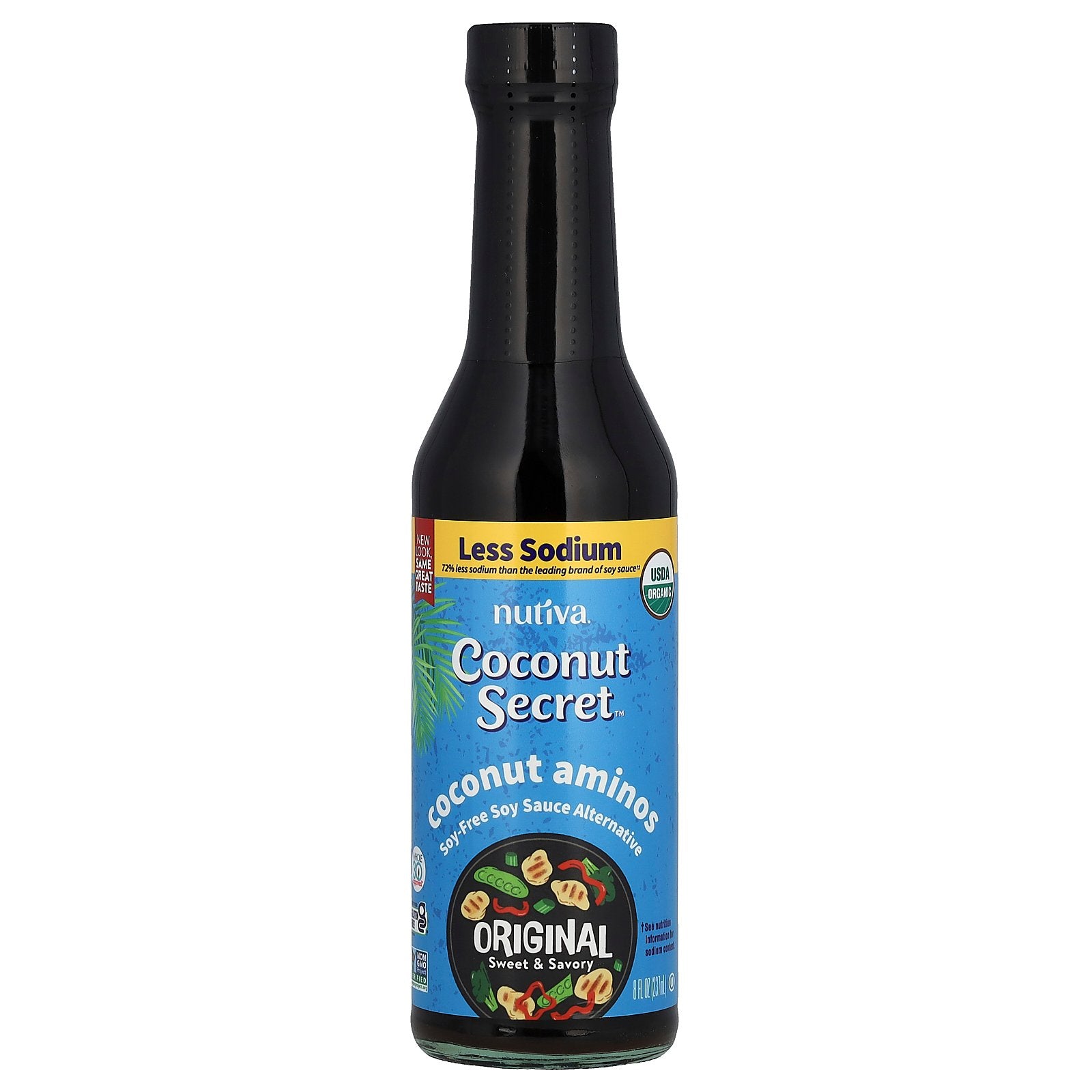 Coconut Secret, Coconut Aminos, Soy-Free Soy Sauce Alternative, Original , 8 fl oz (237 ml)