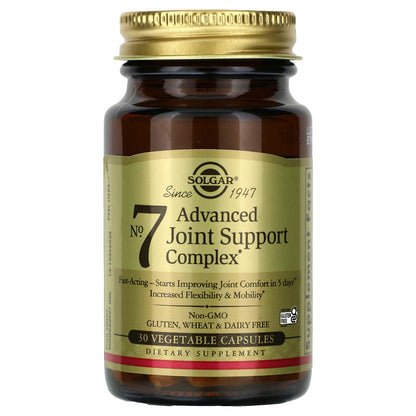 Solgar, No. 7, Advanced Joint Support Complex, 30 Vegetable Capsules