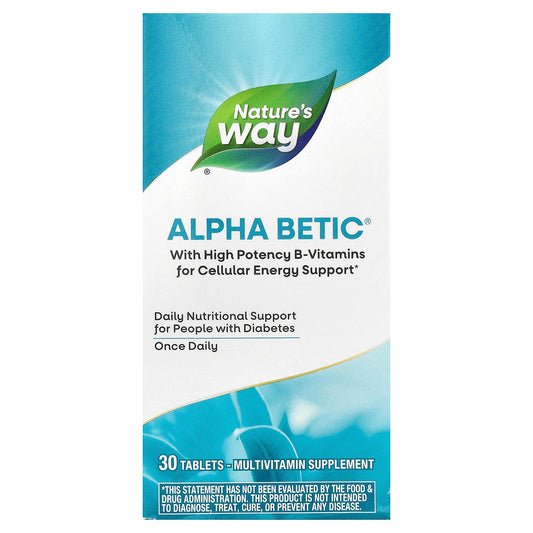 Nature's Way, Alpha Betic® Multivitamin, 30 Tablets