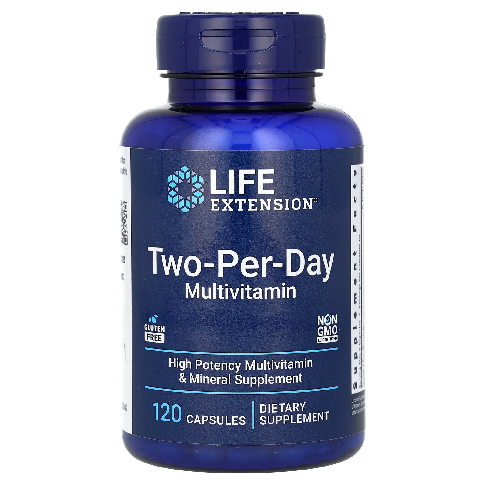 Life Extension, Two-Per-Day Multivitamin, 120 Capsules