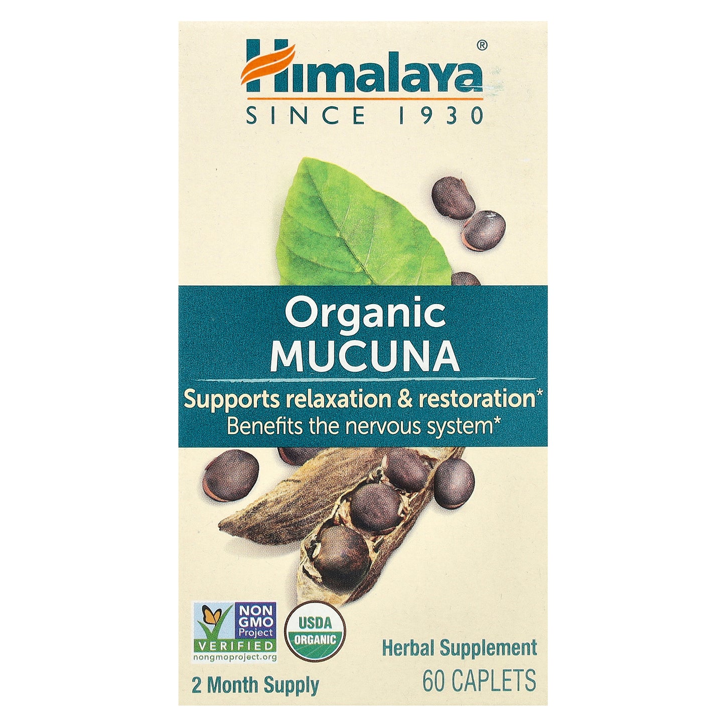 Himalaya, Organic Mucuna, 60 Caplets