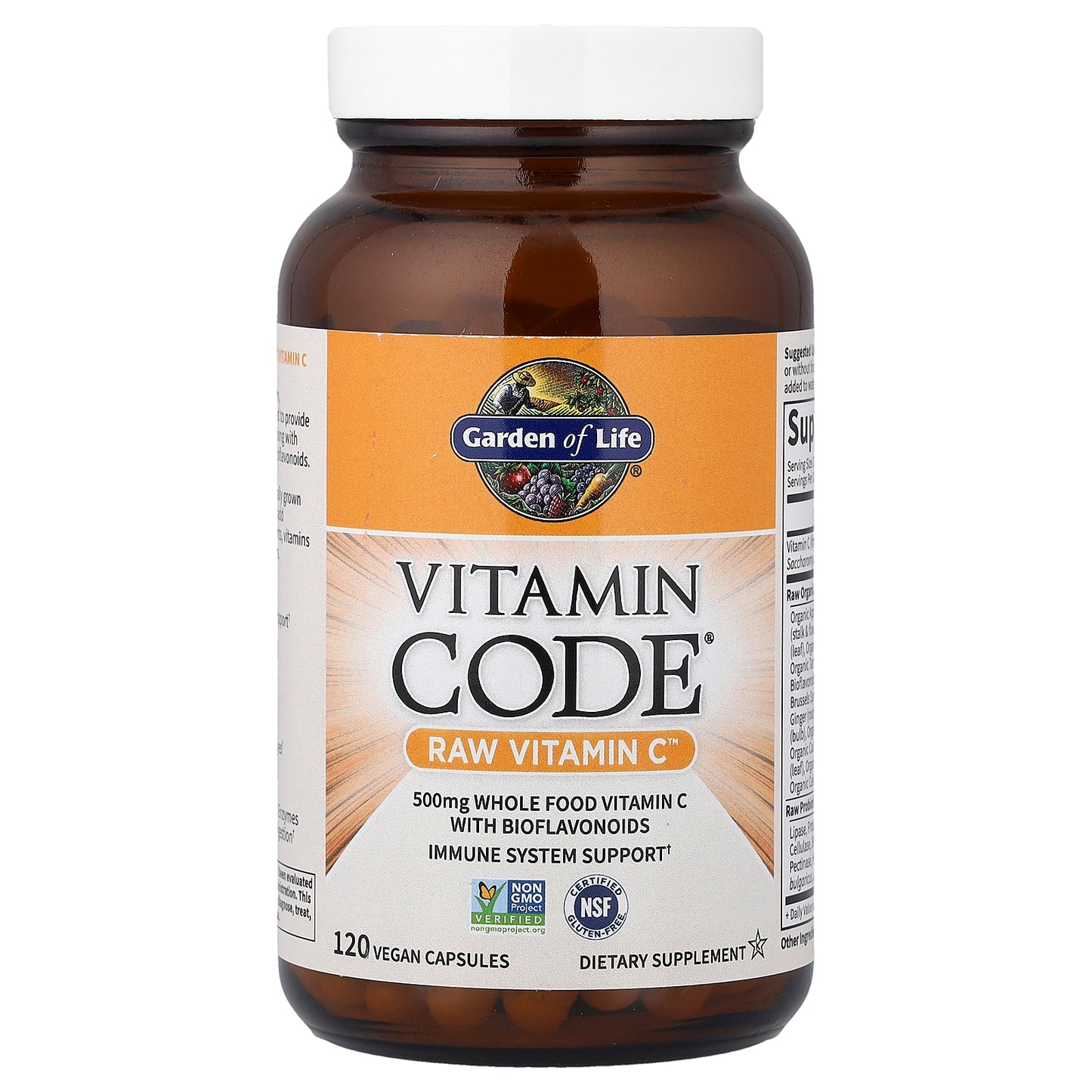 Garden of Life, Vitamin Code®, RAW Vitamin C™, 120 Vegan Capsules
