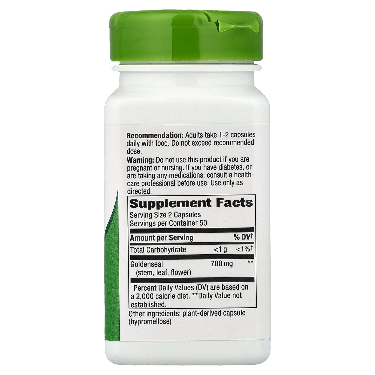 Nature's Way, Goldenseal Herb, 100 Vegan Capsules (350 mg per Capsule)