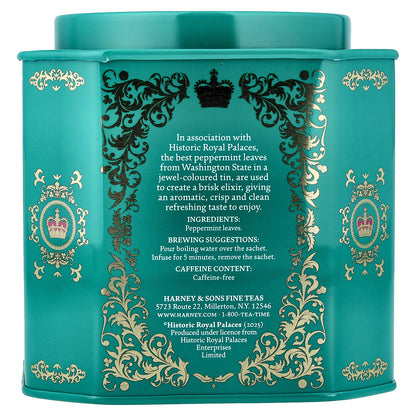 Harney & Sons, Peppermint Herbal, Caffeine Free, 30 Sachets, 2.11 oz (60 g)