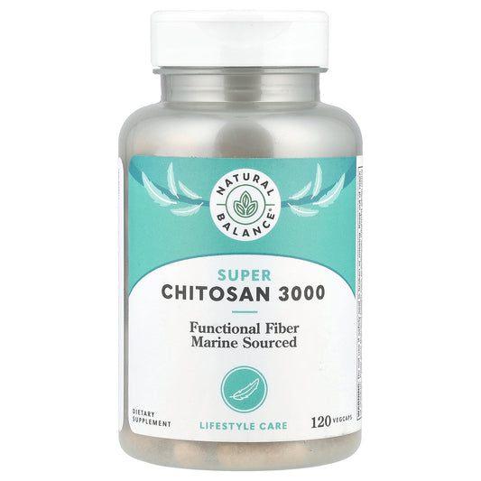 Natural Balance, Super Chitosan 3000, 120 VegCaps (750 mg per Capsule)