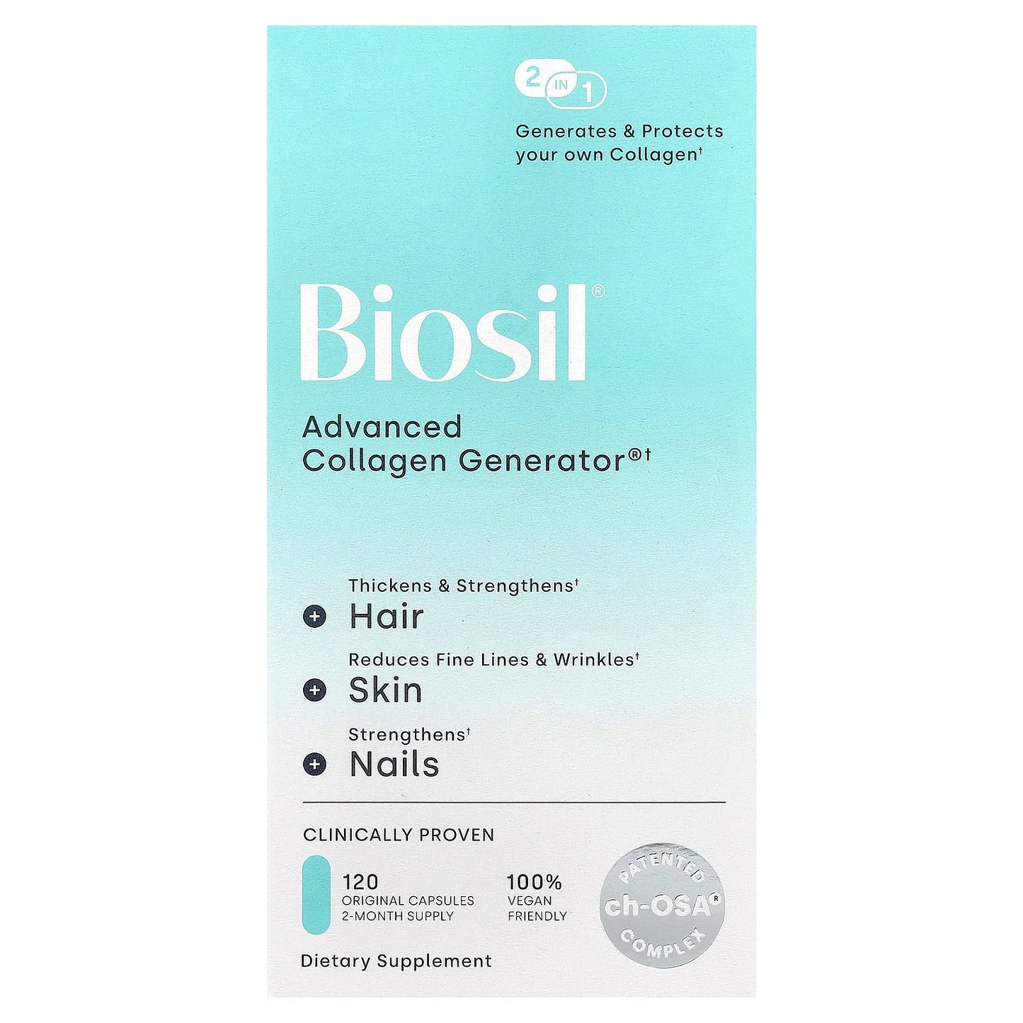 Biosil, Advanced Collagen Generator®, 120 Original Capsules