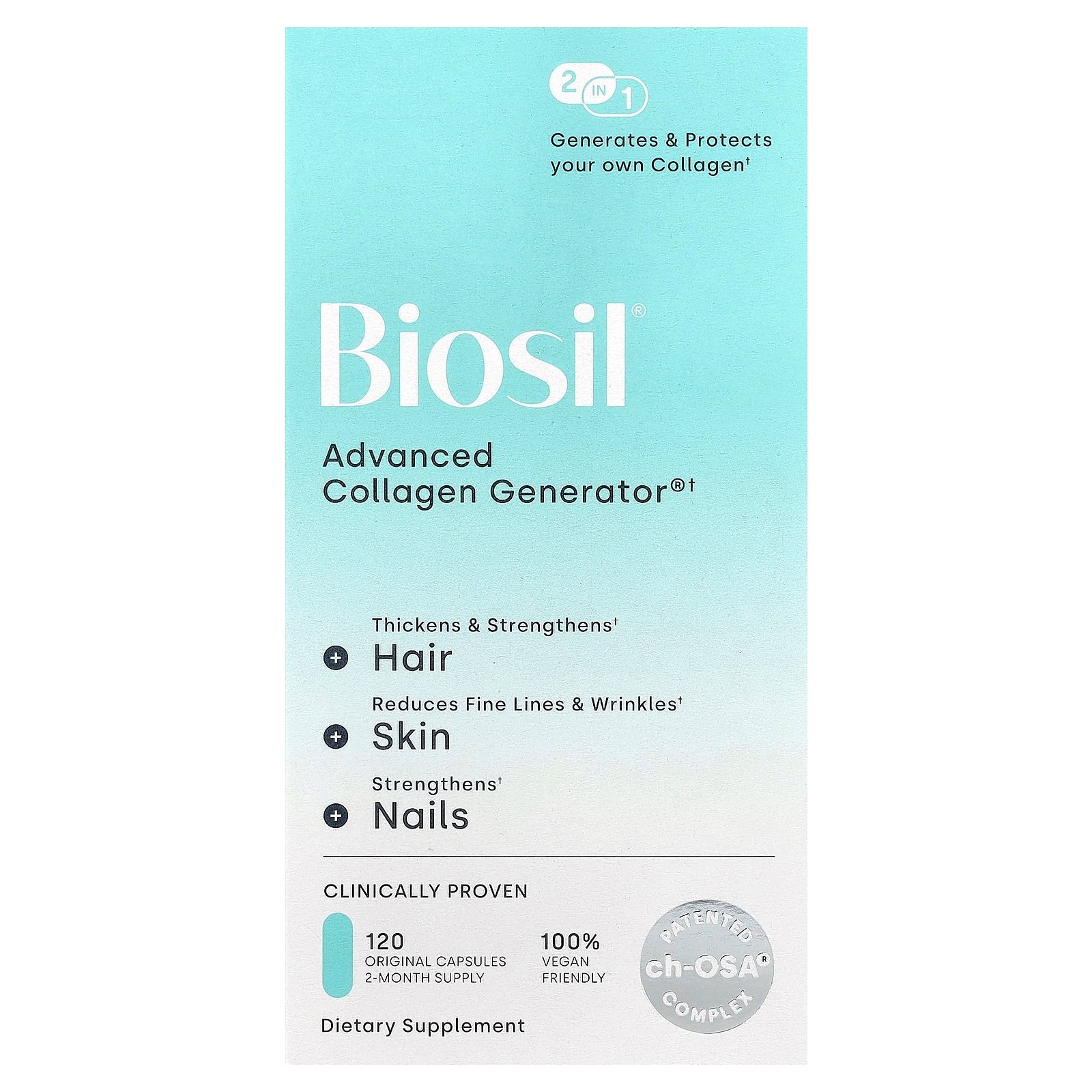 Biosil, Advanced Collagen Generator®, 120 Original Capsules
