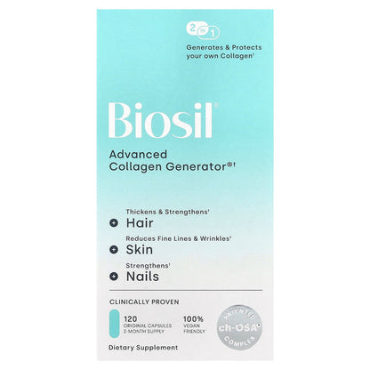 Biosil, Advanced Collagen Generator®, 120 Original Capsules