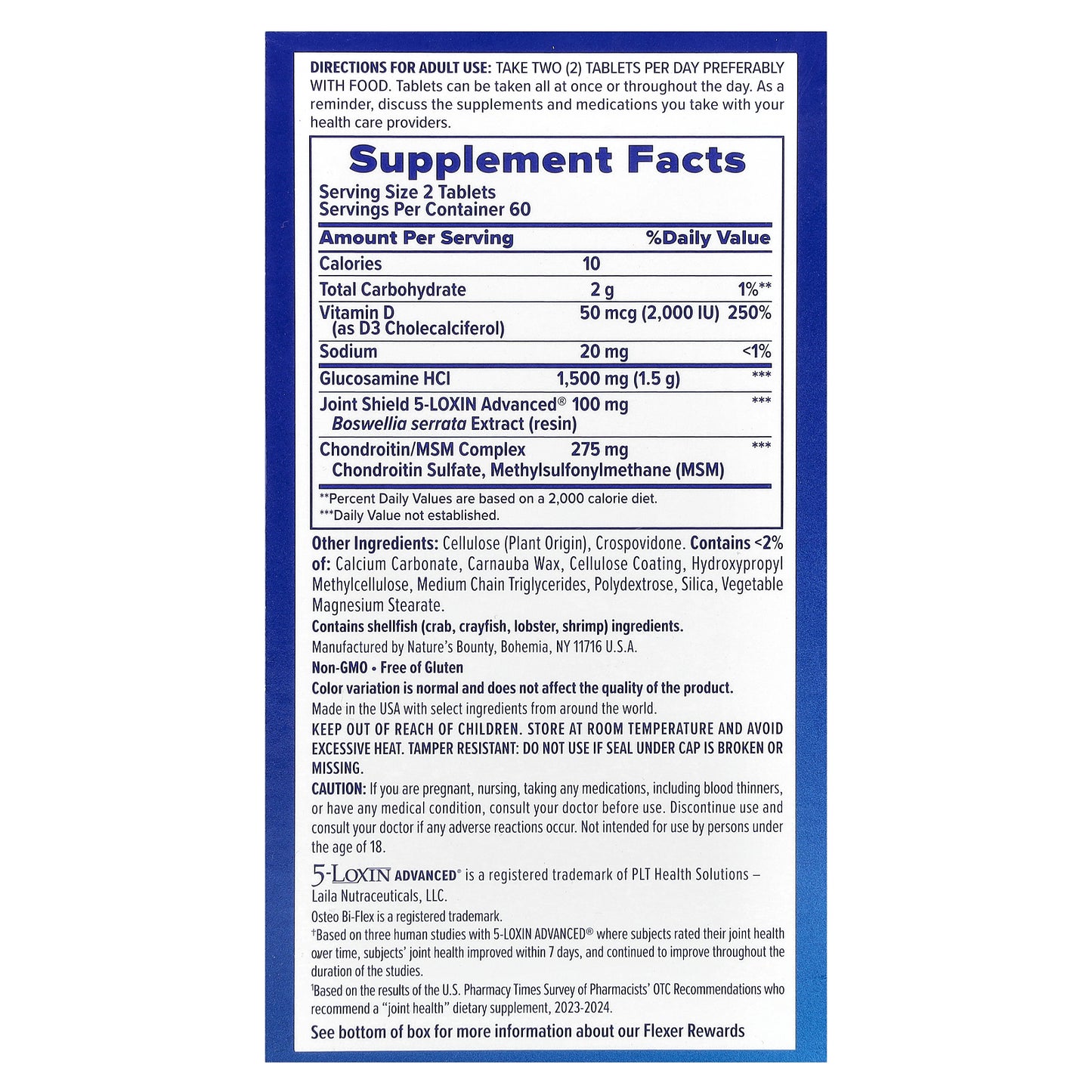 Osteo Bi-Flex, Joint Health + Vitamin D, Triple Strength, 120 Coated Tablets