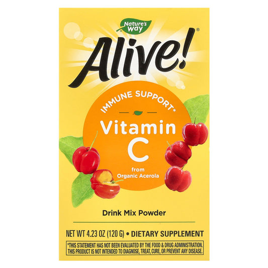 Nature's Way, Alive!®, Vitamin C Drink Mix Powder, 4.23 oz (120 g)