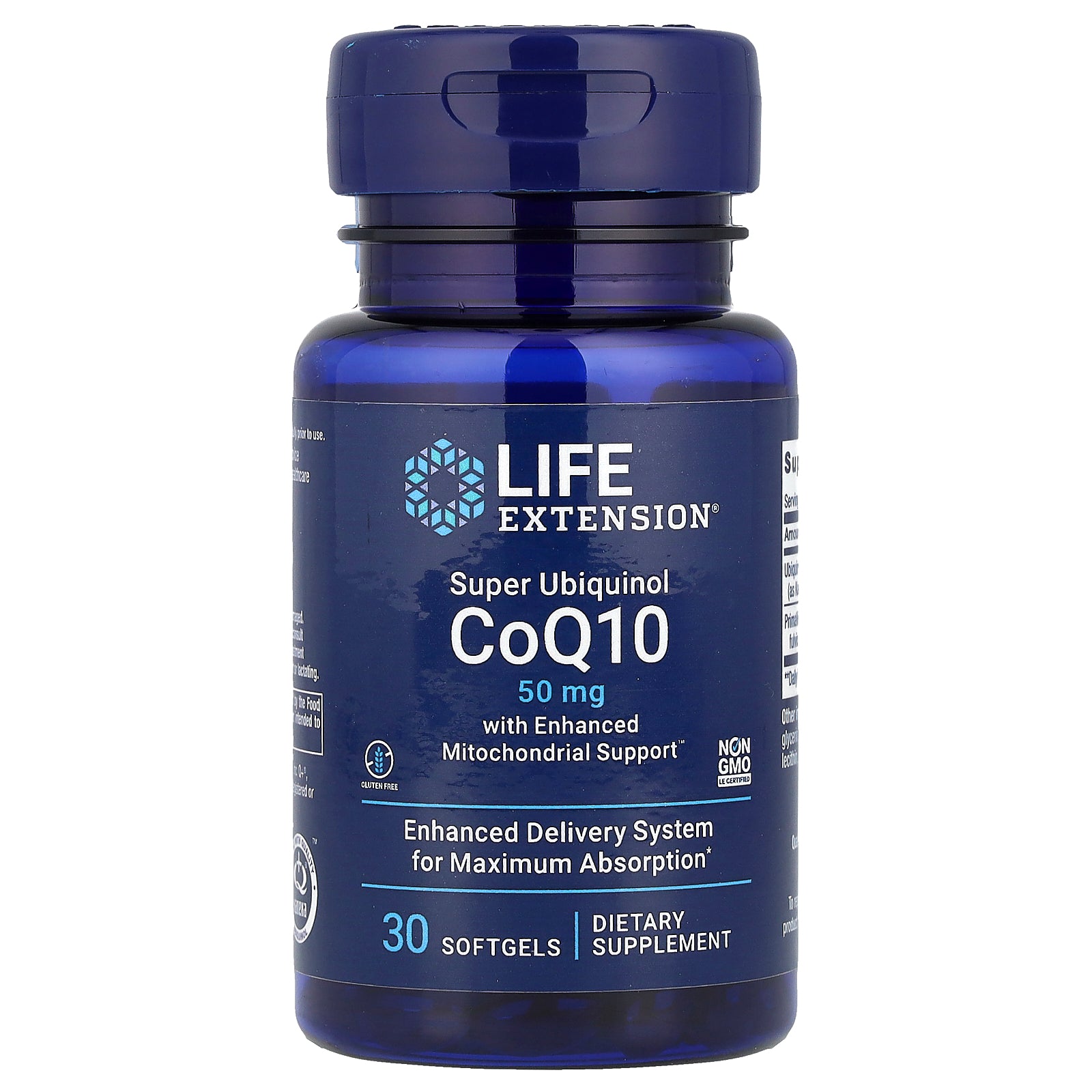 Life Extension, Super Ubiquinol CoQ10 with Enhanced Mitochondrial Support, 30 Softgels