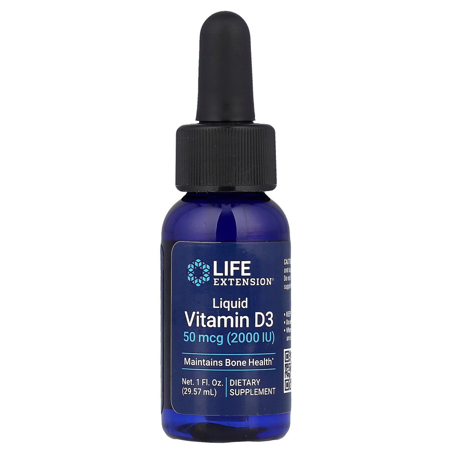 Life Extension, Liquid Vitamin D3, 50 mcg (2,000 IU), 1 fl oz (29.57 ml)