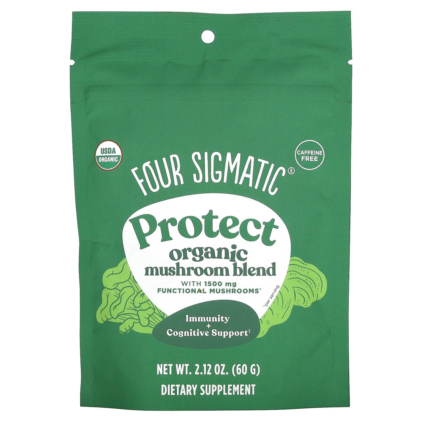 Four Sigmatic, Protect, Organic Mushroom Blend, 2.12 oz (60 g)