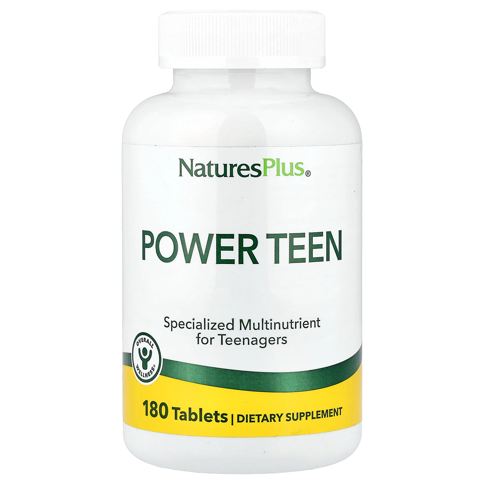 NaturesPlus, Power Teen, 180 Tablets