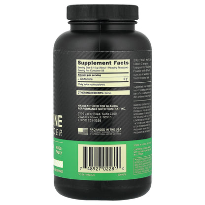 Optimum Nutrition, Glutamine Powder, Unflavored, 10.58 oz (300 g)