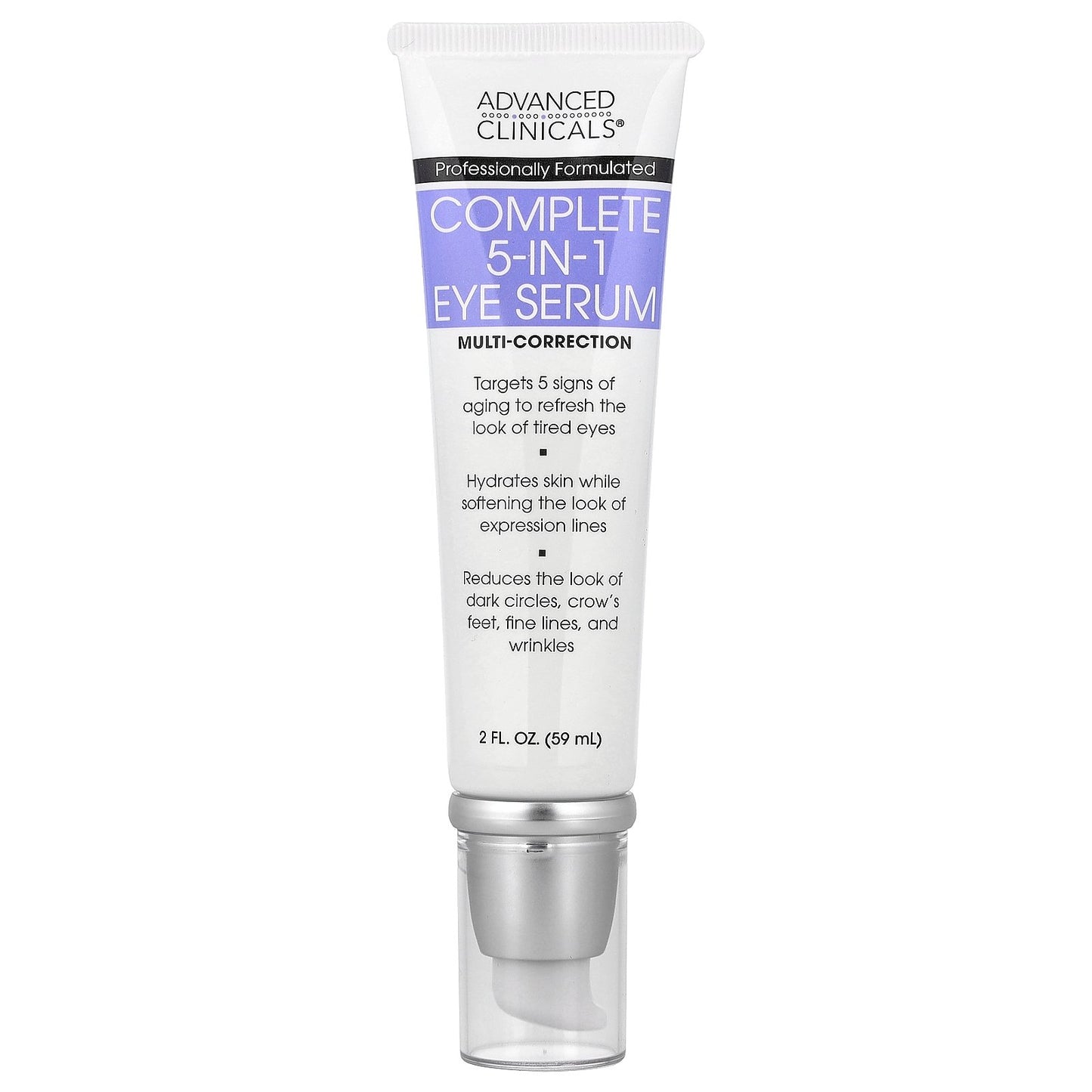Advanced Clinicals, Complete 5-In-1 Eye Serum, 2 fl oz (59 ml)