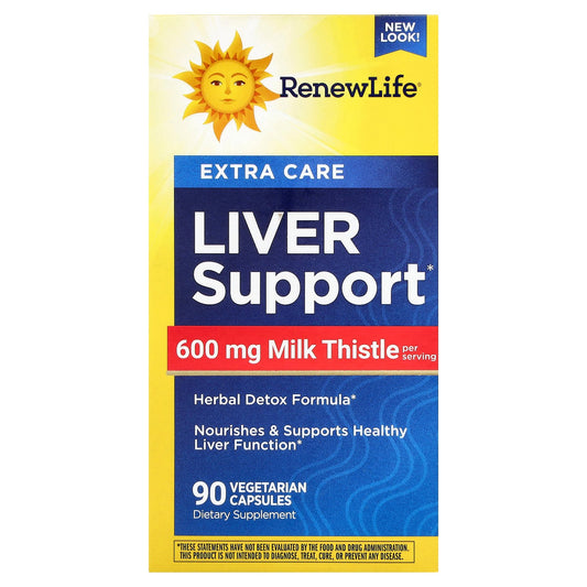 Renew Life, Liver Support, 90 Vegetarian Capsules
