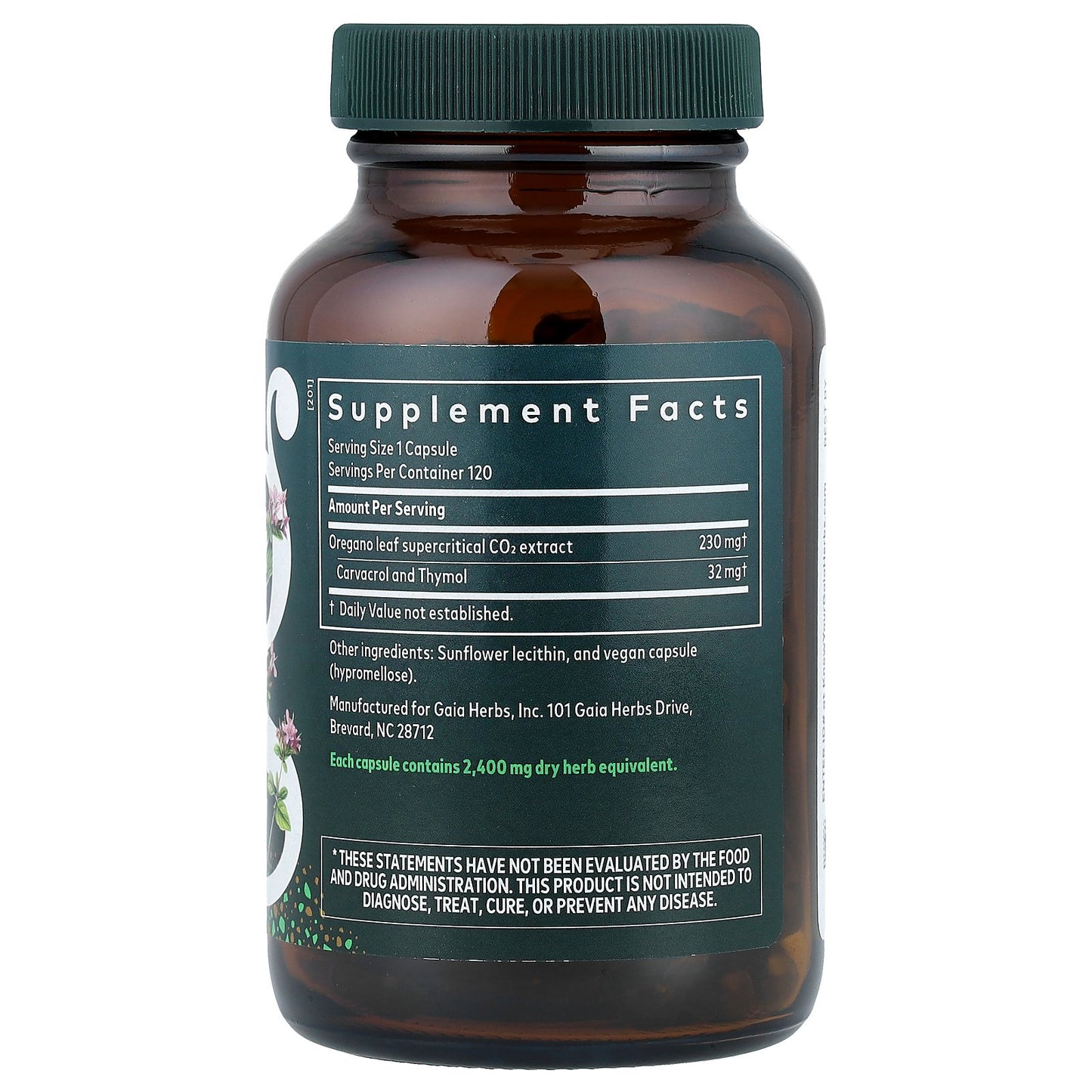 Gaia Herbs, Oil of Oregano, 120 Liquid Phyto-Caps®