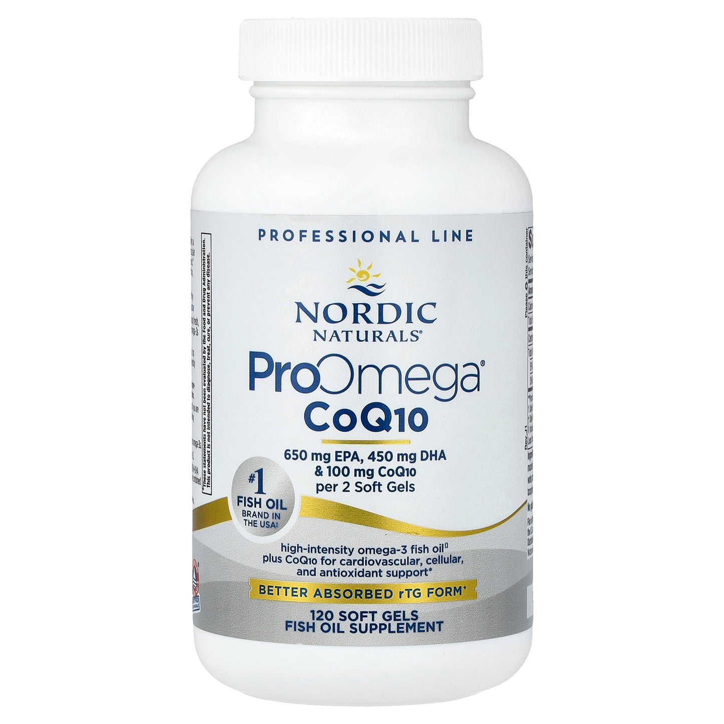 Nordic Naturals, ProOmega® CoQ10, 120 Soft Gels