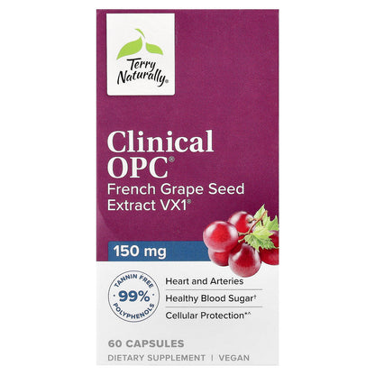 Terry Naturally, Clinical OPC®, 150 mg, 60 Capsules