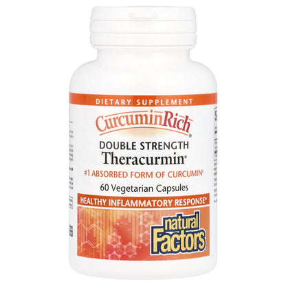 Natural Factors, CurcuminRich®, Theracurmin®, 60 mg, 60 Vegetarian Capsules