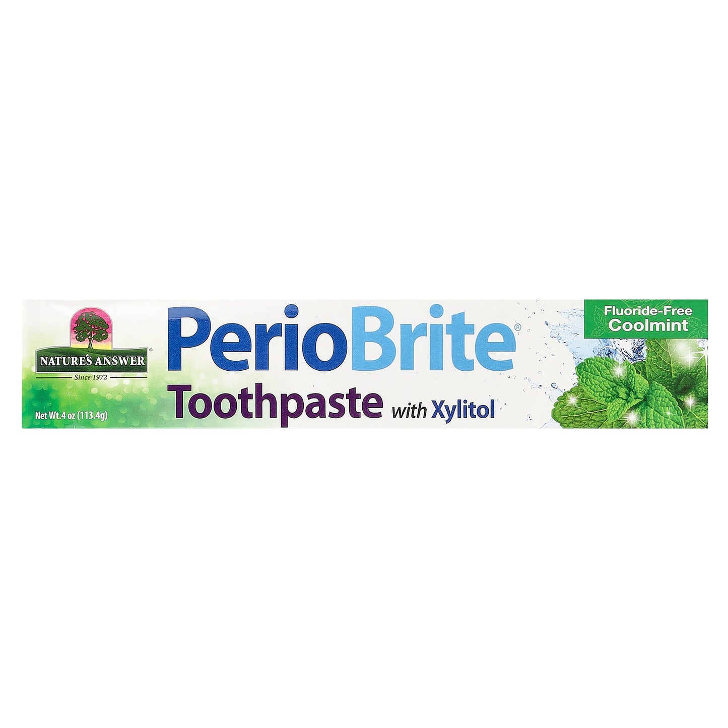 Nature's Answer, PerioBrite®, Toothpaste with Xylitol, Cool Mint, 4 oz (113.4 g)