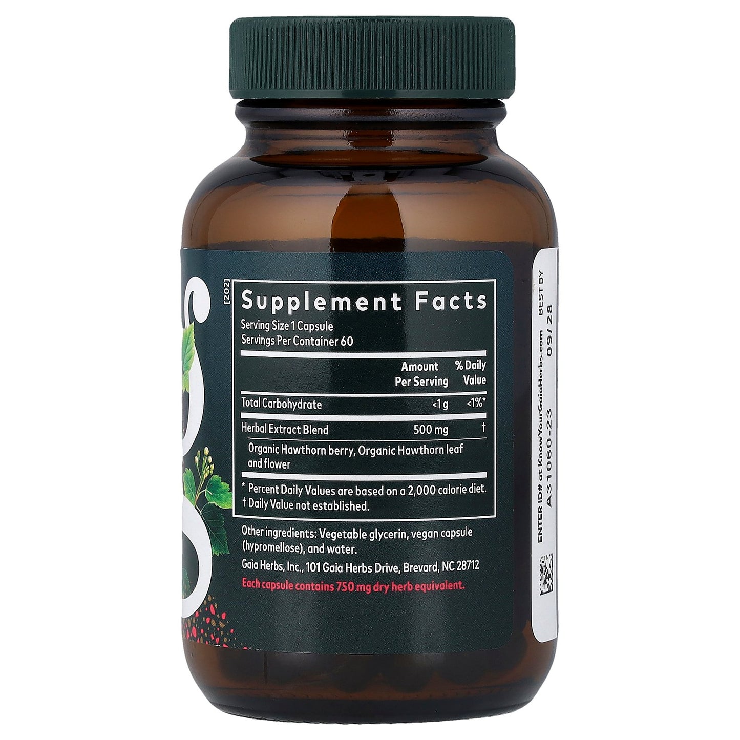 Gaia Herbs, Hawthorn Supreme, 60 Vegan Liquid Phyto-Caps®