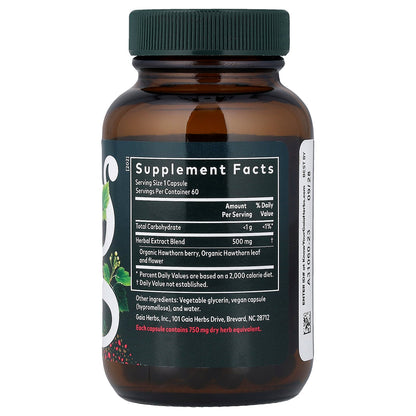 Gaia Herbs, Hawthorn Supreme, 60 Vegan Liquid Phyto-Caps®