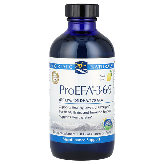 Nordic Naturals, ProEFA®-3-6-9, Lemon, 8 fl oz (237 ml)