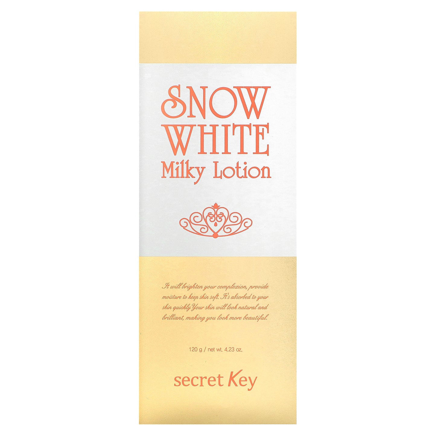 Secret Key, Snow White Milky Lotion, 4.23 oz (120 g)