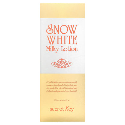 Secret Key, Snow White Milky Lotion, 4.23 oz (120 g)