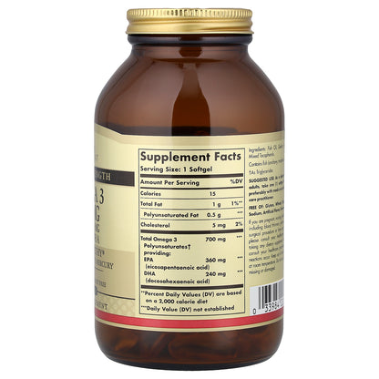 Solgar, Omega-3, EPA & DHA, 120 Softgels