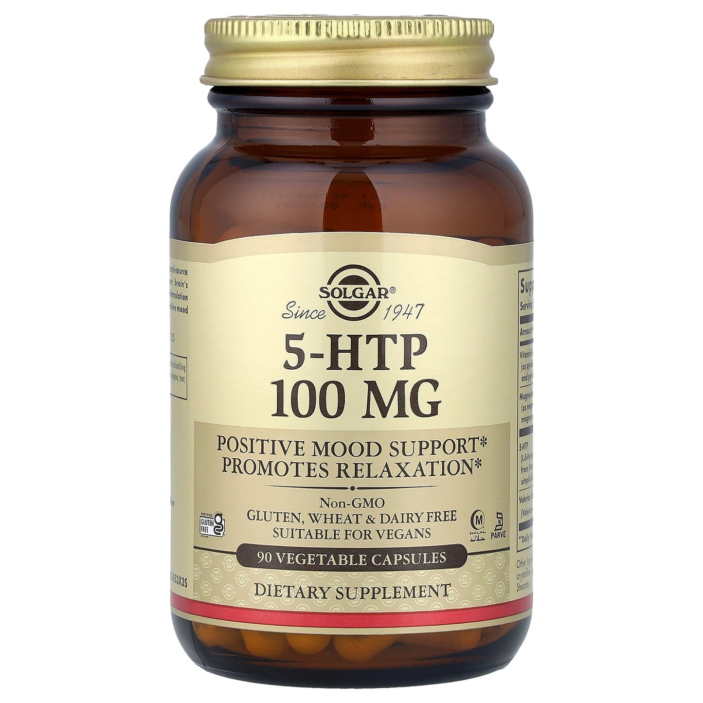 Solgar, 5-HTP, 90 Vegetable Capsules