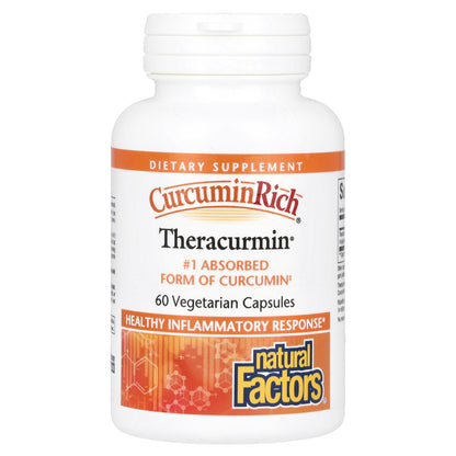 Natural Factors, Curcuminrich®, Theracurmin®, 60 Vegetarian Capsules