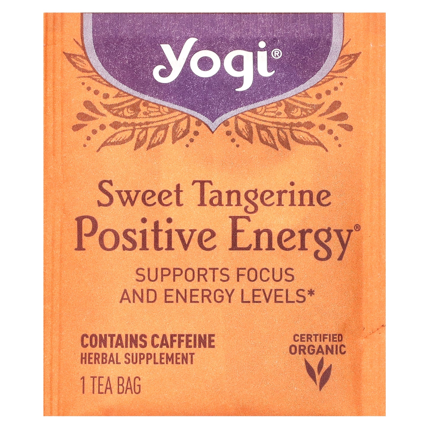 Yogi Tea, Positive Energy®, Sweet Tangerine, 16 Tea Bags, 1.02 oz (29 g)