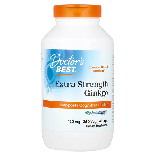 Doctor's Best, Extra Strength Ginkgo, 120 mg, 360 Veggie Caps